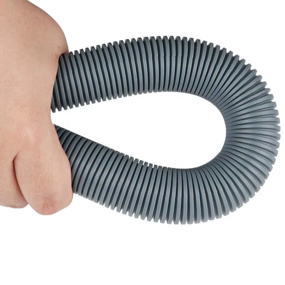 Mangueira Saída Água Máquina de Lavar Universal 3m Metros Cinza com Suporte | Kaztec - 6