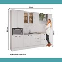 Ver imagem 7 de Armário de Cozinha Completa com Balcão Milla Vision Carraro Branco