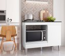 Ver imagem 1 de Balcão Armário para Forno e Cooktop Carla Branco Ajl