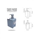Ver imagem 3 de Dispenser Porta Detergente e Esponja / Bucha Fixação Parede:Vermelho