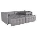 Ver imagem 5 de Sofá Cama Retrátil Linho Innova Bom Pastor