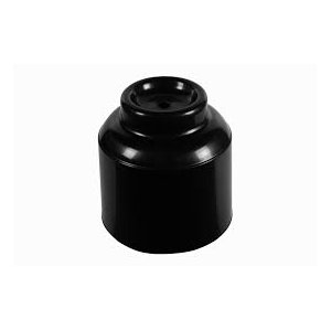 Capa Para Bujão De Gás Plástico Preto - Astra
