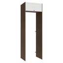 Ver imagem 1 de Porta-geladeira 73 Cm 1 Porta Basculante Rustic/branco Vik Madesa