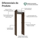 Ver imagem 3 de Porta-geladeira 73 Cm 1 Porta Basculante Rustic/branco Vik Madesa
