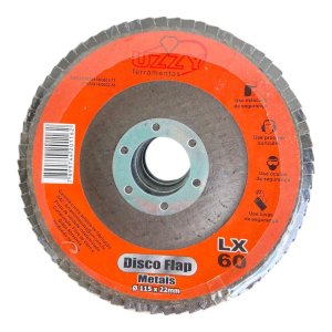 Disco de Corte Flap Azul 115x2260mm Grão 60 - Uzzy