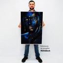 Ver imagem 2 de Quadro Decorativo Caixa Mulher Azul Tacolado Moldura Caixa Alta 4,5cm Madeira com Vidro 60 X 90cm