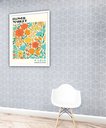 Ver imagem 1 de Quadro Decorativo Flower Market Paris - 70x50cm:moldura Branca