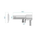 Ver imagem 3 de Registro para Ducha Higiênica Confort Blukit Cromado