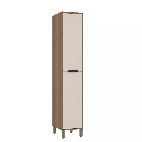Paneleiro Cozinha 2 Portas 40 Raso - Módulo Cozinha Aspen - Luciane 0415:vanilla / Beige