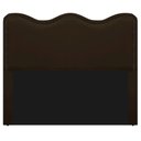 Ver imagem 3 de Cabeceira King Bari P02 195 cm para cama Box Corano Marrom - Amarena Móveis