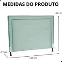 Ver imagem 6 de Cabeceira de Cama Box Estofada 140 Cm Casal Viviane Veludo