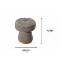Ver imagem 3 de Puff Estofado Confortável Madeira Maciça Base Laminada Bloom Espresso Móveis