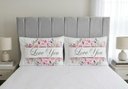 Ver imagem 2 de Kit 2 Fronhas Sonata Microfibra 50 x 70 cm: Love