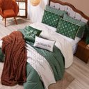 Ver imagem 4 de Kit Edredom Solteiro Verano com Almofadas Estampadas 05 Peças - Dupla Face Percal 300 Fios