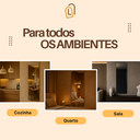 Ver imagem 4 de Espelho de Parede Lapidado Retangular 150x40cm com Suporte Lopazzi