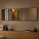 Ver imagem 2 de Espelho de Parede Lapidado Retangular 150x40cm com Suporte Lopazzi