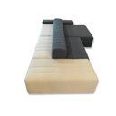 Ver imagem 3 de Sofá Ilha de Canto 10 Lugares com Chaise - ILHA001: cinza e creme