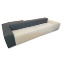 Ver imagem 2 de Sofá Ilha de Canto 10 Lugares com Chaise - ILHA001: cinza e creme