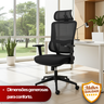 Kit 6 Cadeiras de Escritório Presidente Titan - Preta - 11