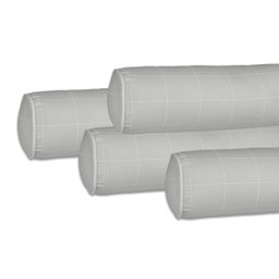 Kit Protetor de Berço 100% Algodão Percal 200 Fios Rolinho Moderninhos 08 Peças:grid Cinza - 2