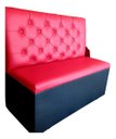 Ver imagem 1 de - Poltrona Booth Luxo Vermelha 1,50cm 3 Lugares o Rei Das Poltronas