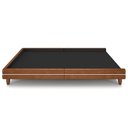 Ver imagem 6 de Cama Queen Base Box Pés Madeira 160cm Suném P05 Couríssimo Whisky Bouclê Cru - Lyam Decor
