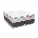Ver imagem 1 de Conjunto Box Queen Protettore Pillow Top Espuma Viscoelástica 158x198x70 Reconflex