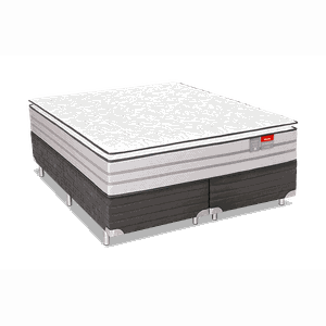 Conjunto Box Queen Protettore Pillow Top Espuma Viscoelástica 158x198x70 Reconflex