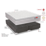 Conjunto Box Queen Protettore Pillow Top Espuma Viscoelástica 158x198x70 Reconflex - 3