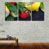 Quadro Decorativo 55x110 frutas frescas e cortadas - 2