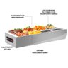 Self Service 8 Cubas Buffet de Mesa Térmico Aquecido em 220v com Tampa Saro Buffet Térmico para - 2