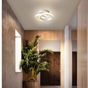 Ver imagem 7 de Luminária Teto Parede 25cm Anel Duplo 24 Watts Led 3x1 Lustre Bivolt Gimpo Kjgd-327:branco