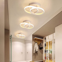 Ver imagem 4 de Luminária Teto Parede 25cm Anel Duplo 24 Watts Led 3x1 Lustre Bivolt Gimpo Kjgd-327:branco