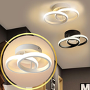 Ver imagem 2 de Luminária Teto Parede 25cm Anel Duplo 24 Watts Led 3x1 Lustre Bivolt Gimpo Kjgd-327:branco