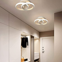 Ver imagem 6 de Luminária Teto Parede 25cm Anel Duplo 24 Watts Led 3x1 Lustre Bivolt Gimpo Kjgd-327:branco