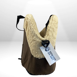 Bolsa de Passeio Transporte Pet para Cães e Gatos Luxo Linda Marrom - 4