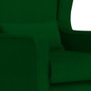 Ver imagem 2 de Poltrona Aurora Pés Balanço Luxo Suede Cores - DS Estofados - Verde