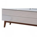 Ver imagem 5 de Rack para Tv Wall 1.8 Branco - Moveisaqui