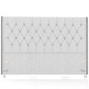 Ver imagem 5 de Cabeceira Cama Box Queen 160cm Estofada Frizza P05 Linho Cinza Claro