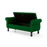 Recamier Divã Grecia 1,60M Suede Verde - AM Interiores - 1