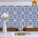 Ver imagem 1 de Adesivo de azulejo cozinha aveiro azul 1,20 x 0,60
