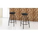 Ver imagem 1 de Kit 2 Banquetas sem Encosto de 70cm:preto/preto