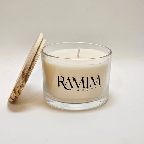 100un - Velas Aromáticas Personalizadas 100g com Tampa