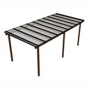 Ver imagem 1 de Kit Policarbonato Cristal 6mm 6,00m X 2,00m - Perfis Naturais