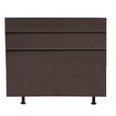Ver imagem 2 de Cabeceira Estofada Argentina 195cm King Size para Cama Box Quarto Suede Marrom - Gat Magazine