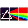 Quadro canvas 45x96 triângulo banda pink floyd - 1