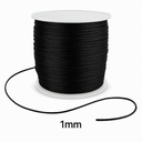 Ver imagem 2 de Kit com 12 Cetim Rabo de Rato 1mm Rolo com 100 M Preto