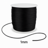 Kit com 12 Cetim Rabo de Rato 1mm Rolo com 100 M Preto - 2