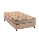 Ver imagem 1 de Cama Box Solteiro: Colchão Espuma D33 Paropas Pasquale Wave Clean + Base Crc Suede Clean (78x188)