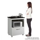 Ver imagem 3 de Balcão Para Cooktop 4 Bocas Salvia Branco